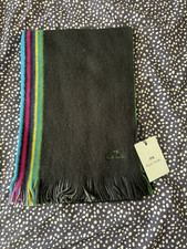Paul Smith Men's Reversable Stripe Scarf
