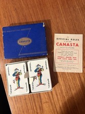 Vintage Waddington Canasta Boxed Card Game Complete with Instructions