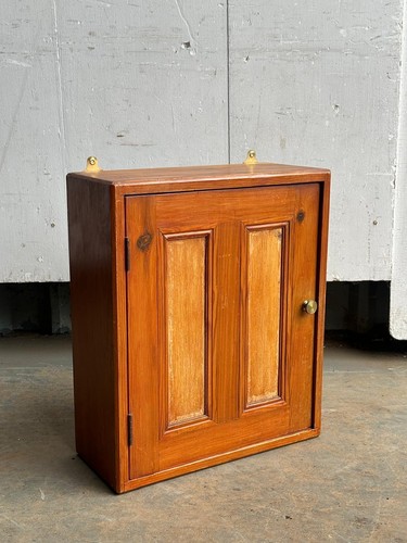 Small pine hanging cupboard - a,