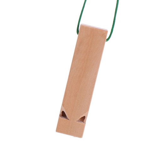 Unfinished wooden whistle - wooden,