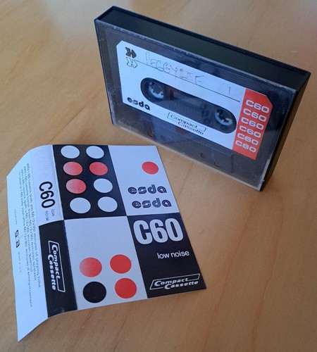 Esda c60 vintage used cassette - used,