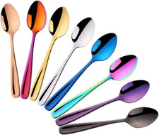 Teaspoons Set of 8 Coloured