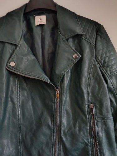 Woman green faux leather - woman,