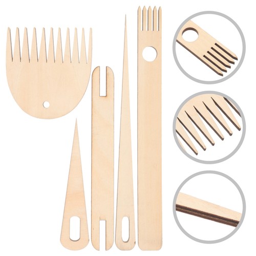 Pcs wood hand loom set - loom,