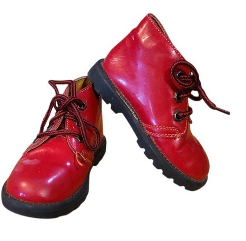 Elefanten red patent - red, leather