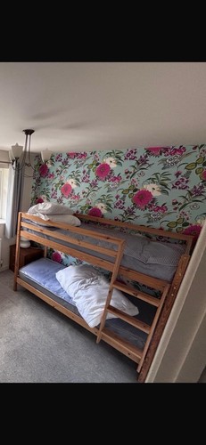 Wooden single bunk - single, bed