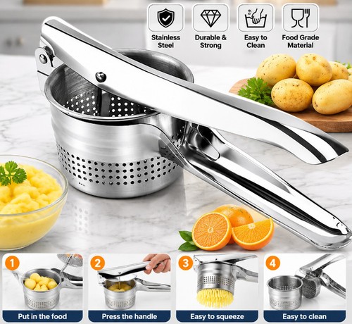 Heavy duty potato ricer - heavy,
