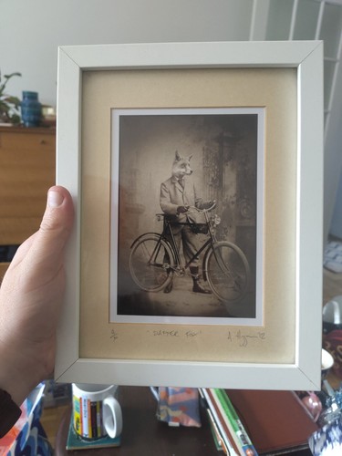 Dapper fox framed print - fox',