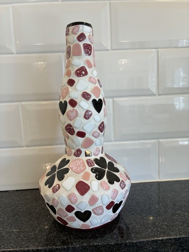 Vintage mosaic vase large - mosaic,