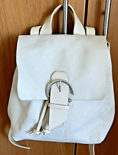 JIGSAW Cream / Ecru Leather Blake Backpack NWOT