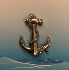 Ships Anchor Silver Pewter Pin