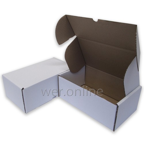 White 12x10x4 diecut - white, post