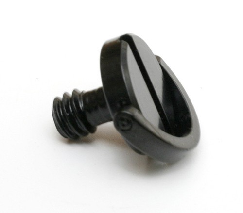 Captive black d ring - captive, 1/4"