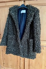 Zara Olive Green Teddy Coat