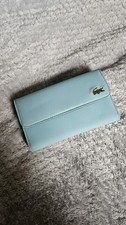 Lacoste Blue Wallet With Green