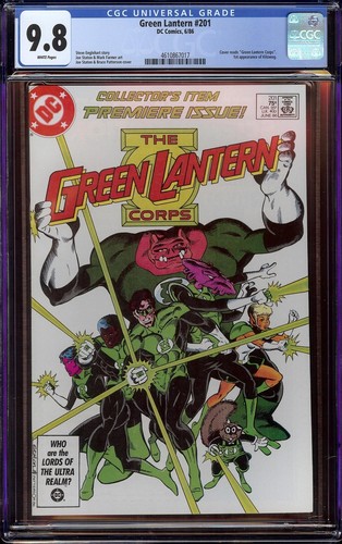 Green lantern 201 cgc 9 - , #