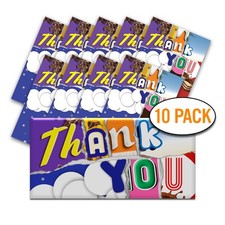 10 x Thank You Funny Chocolate