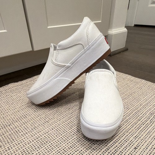 Vans women white canvas - women's,