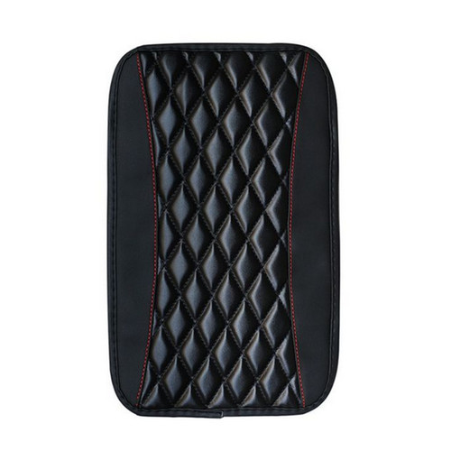 Leather car armrest pad - leather,