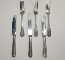 6 x Silver Plated Fork & Knife