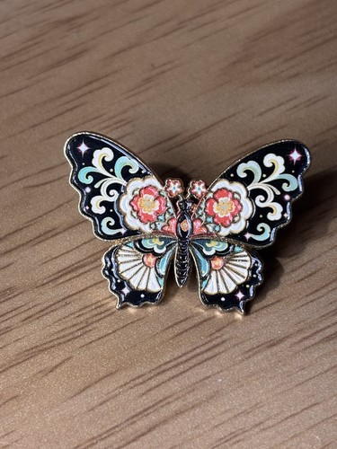 Black moth and - and, butterfly