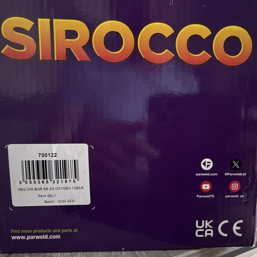 Sirocco single stage oxygen - sirocco,