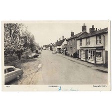 PEASENHALL The Street, Suffolk RP Postcard by Frith Unposted