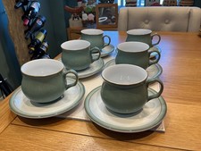 DENBY REGENCY GREEN 6 X CUPS