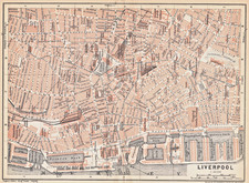 Liverpool city map Mersey