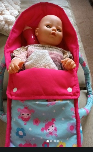 Baby doll set carry cot - set,