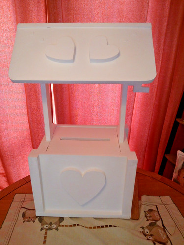 Wedding wishing well post - wishing, box