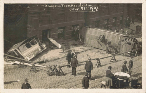 Bradford tram accident july - tram, accident,