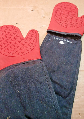 Oven gloves heat - oven,