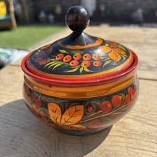 vintage Russian lidded bowl