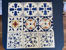 9 Large Authentic Handmade