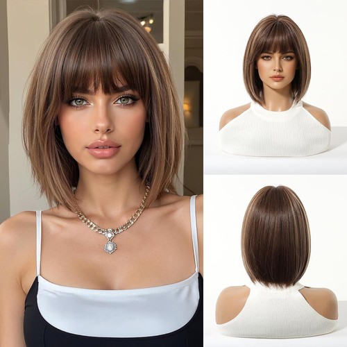 Short straight mixed - short, bob