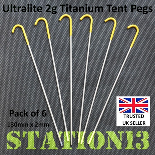 Ultralight titanium tent pegs - ultralight,