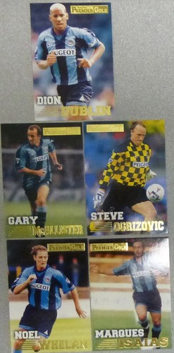 Coventry city football cards - football,
