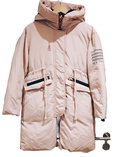 Pink down and - feather, coat