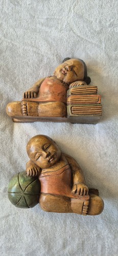 Hand carved wooden - , oriental