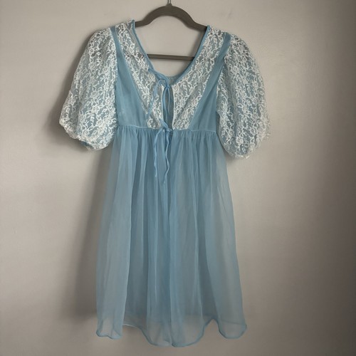 Vintage sheer blue - vintage,
