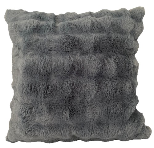 Grey rabbit faux fur - grey,