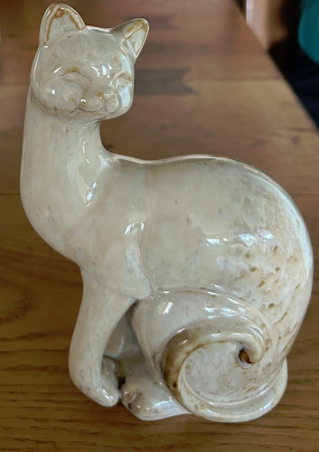 Vintage homer laughlin cat - vintage,