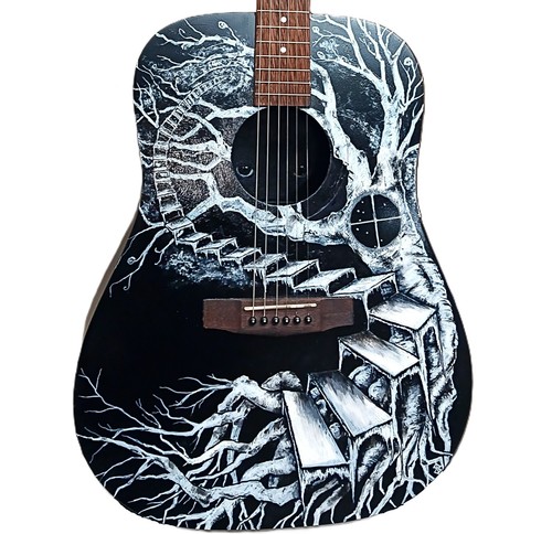 Acoustic guitar custom hand - guitar,