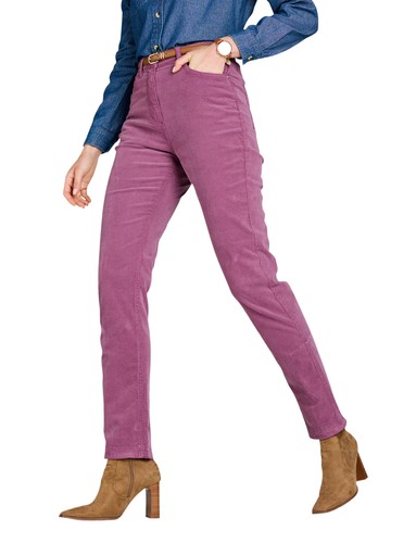 Ladies stretch cord jean with - jean,