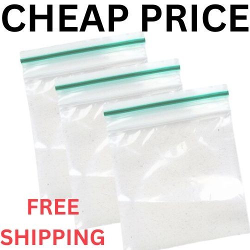 100 small clear plastic - 100,