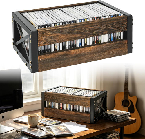 Retro wooden storage box - retro,