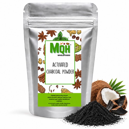Activated charcoal powder 100 - charcoal, 100%