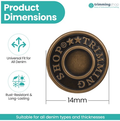 Jeans buttons hammer denim - jeans,