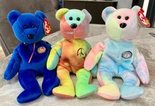 3 TY Beanie Babies Bears, As